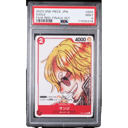 One Piece TCG – Sanji ST01/004 Film Red Finale Set PSA9 [JAP]